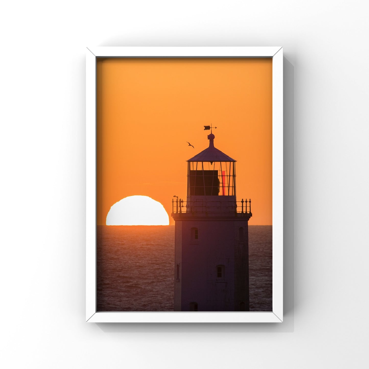 Godrevy Sunset Cornwall Print