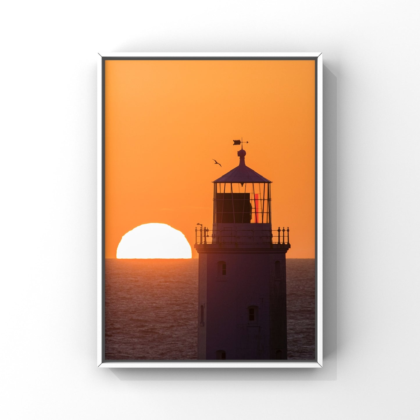 Godrevy Sunset Cornwall Print