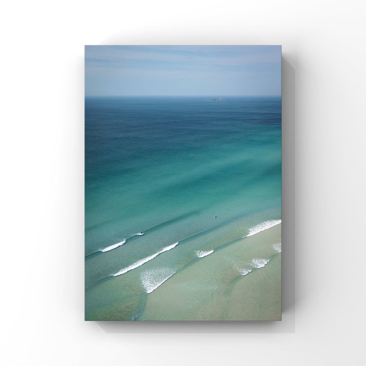 Sennen Cove Blue Waves Print