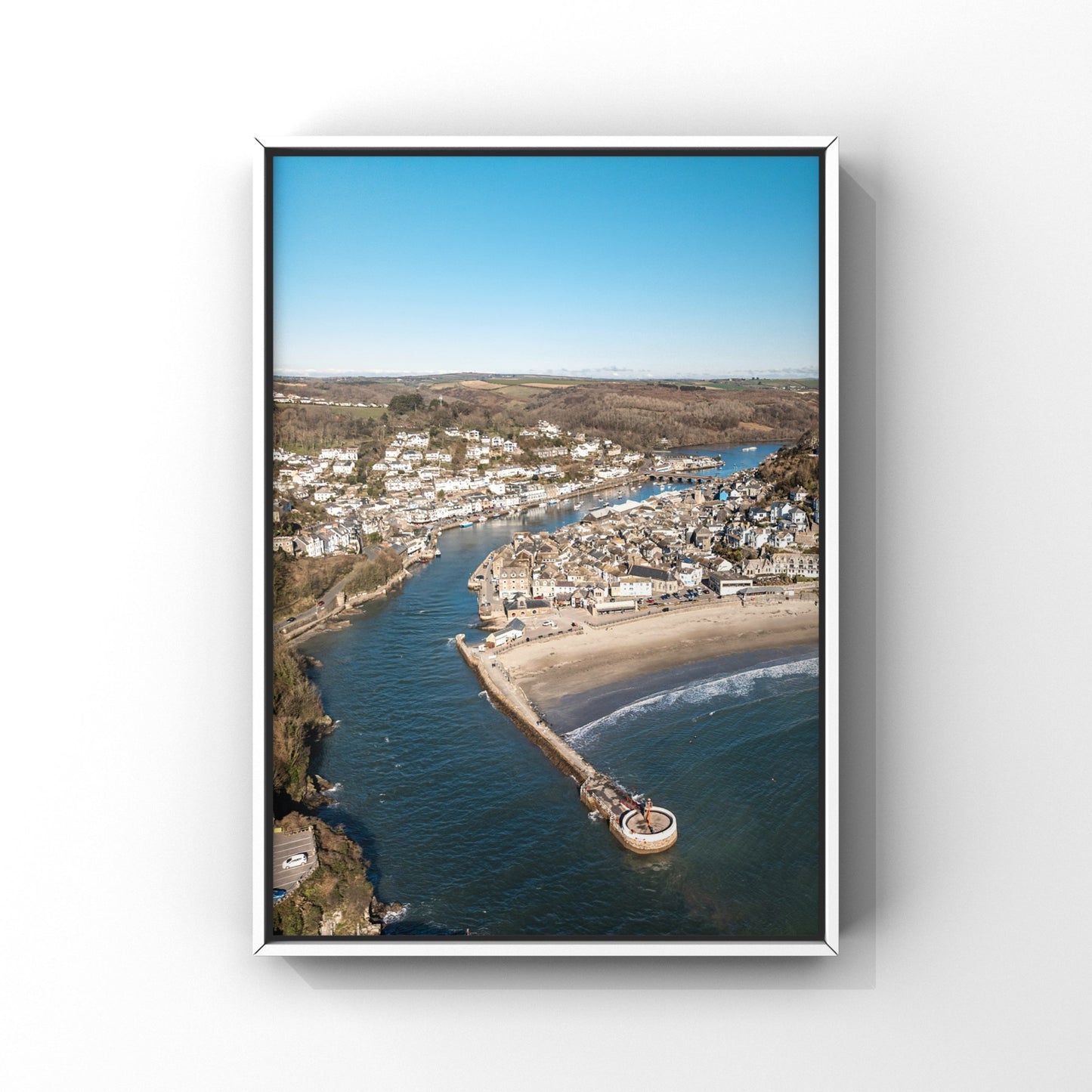 Looe Beach Cornwall Print
