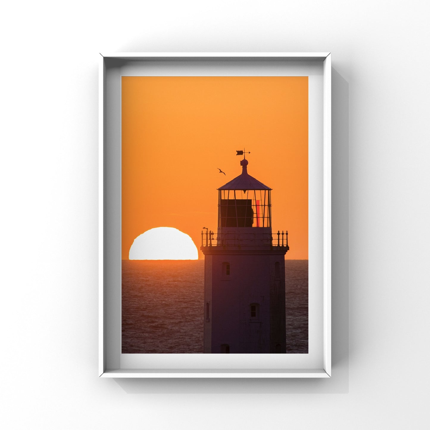 Godrevy Sunset Cornwall Print