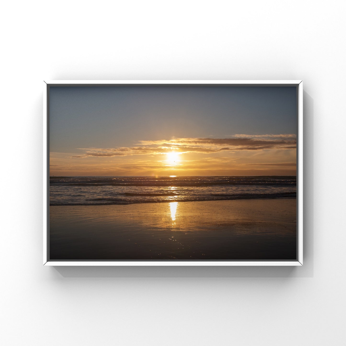 Sunset scenes Cornwall Beach Print