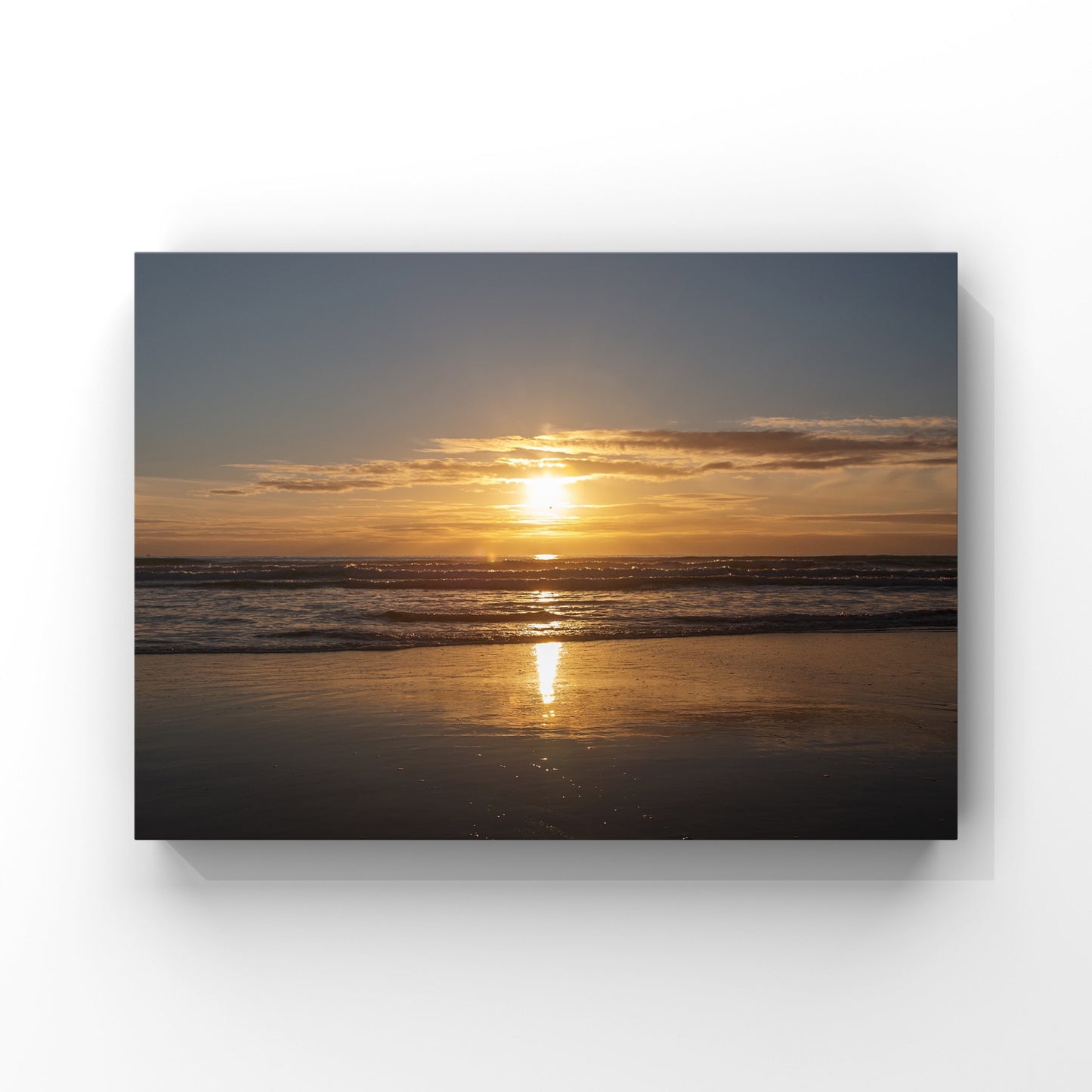 Sunset scenes Cornwall Beach Print