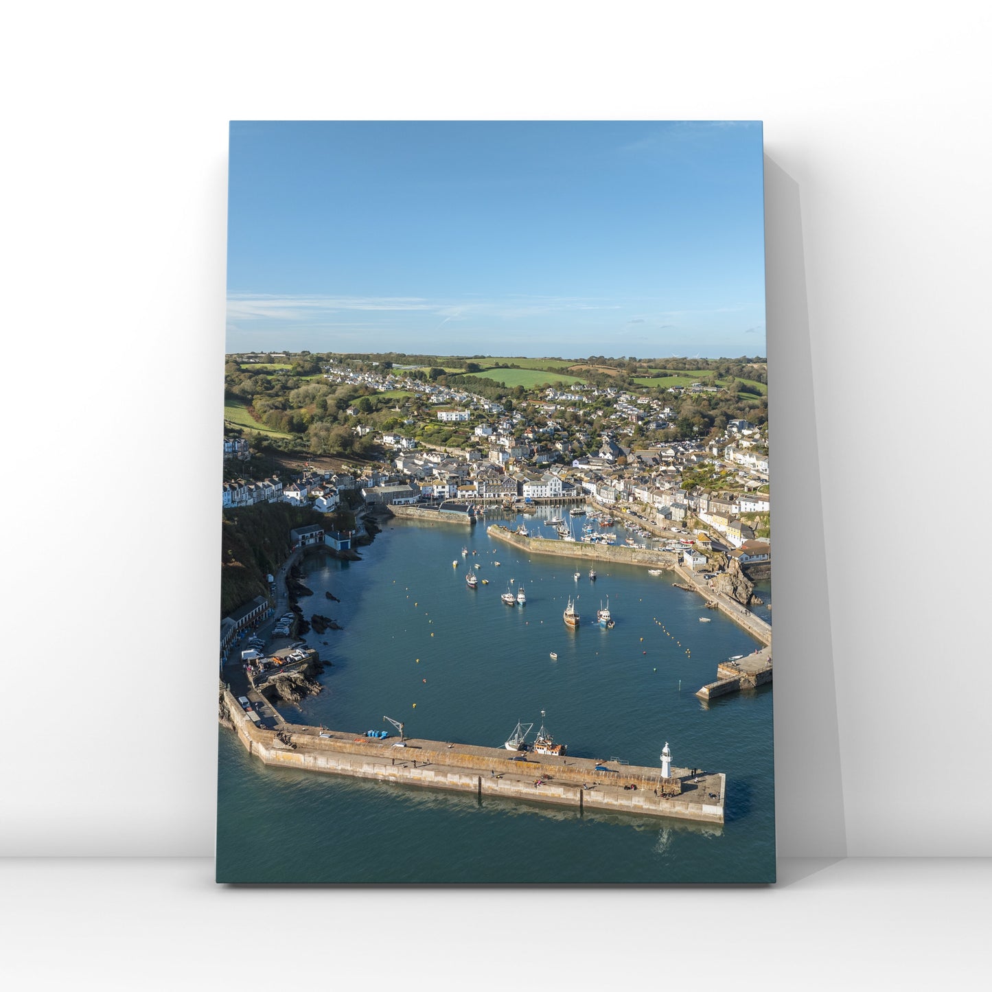 Mevagissey Harbour Cornwall Print Picture