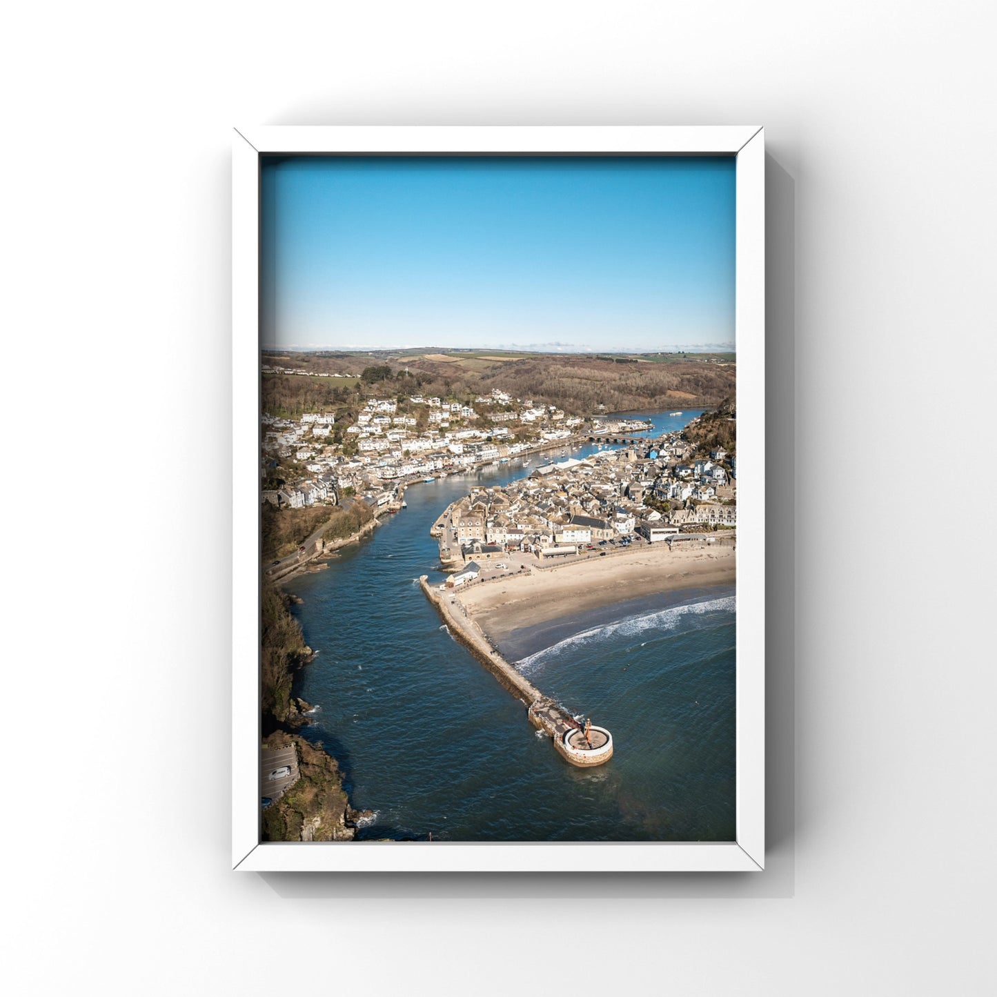 Looe Beach Cornwall Print