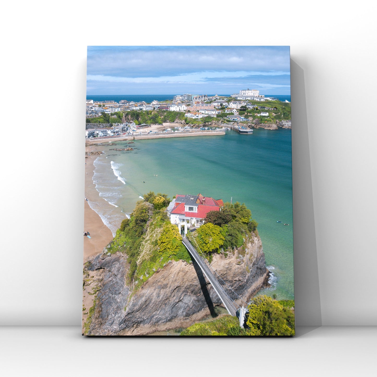 Newquays Towan beach / House on the Island Print