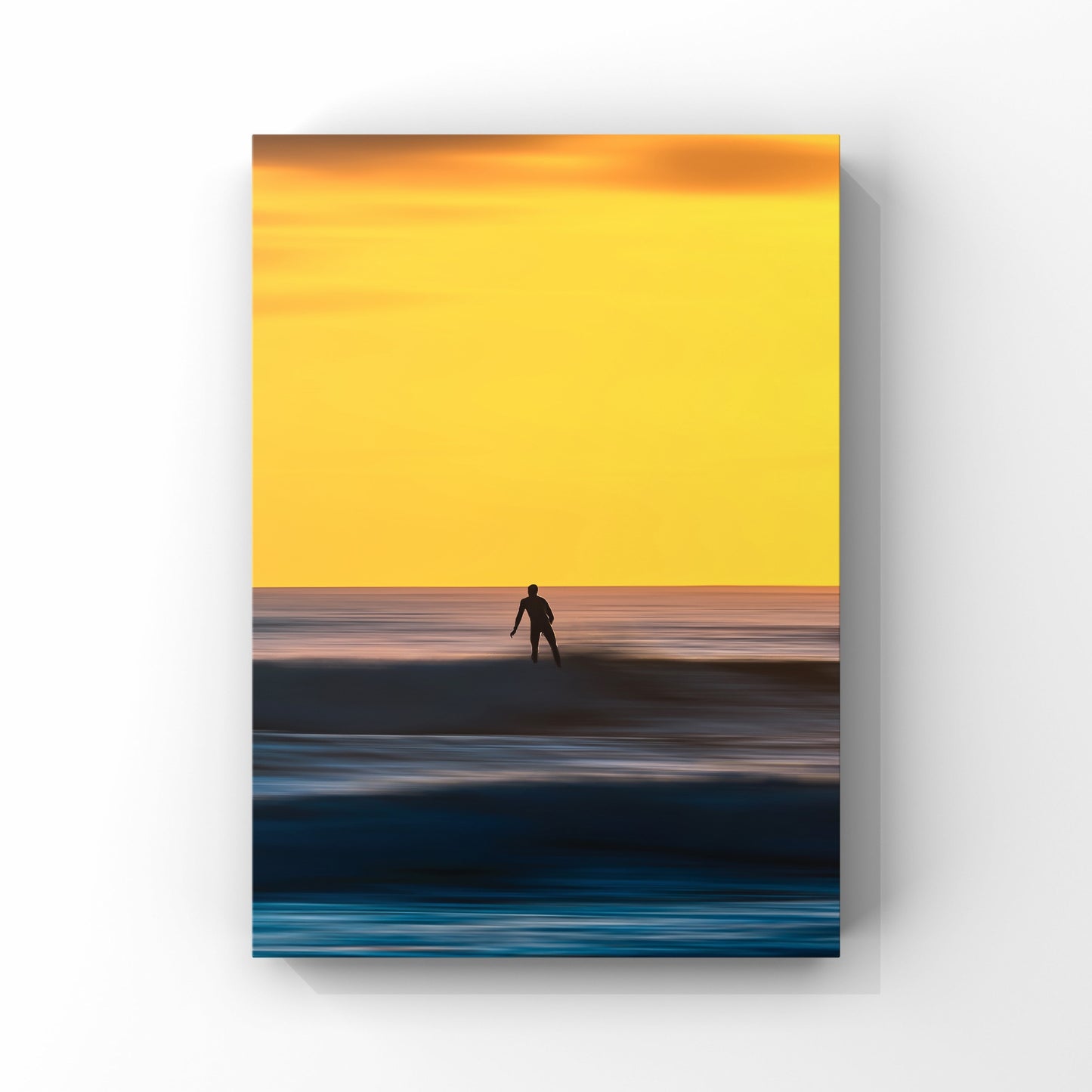 Fistral beach Blur Sunset surfer