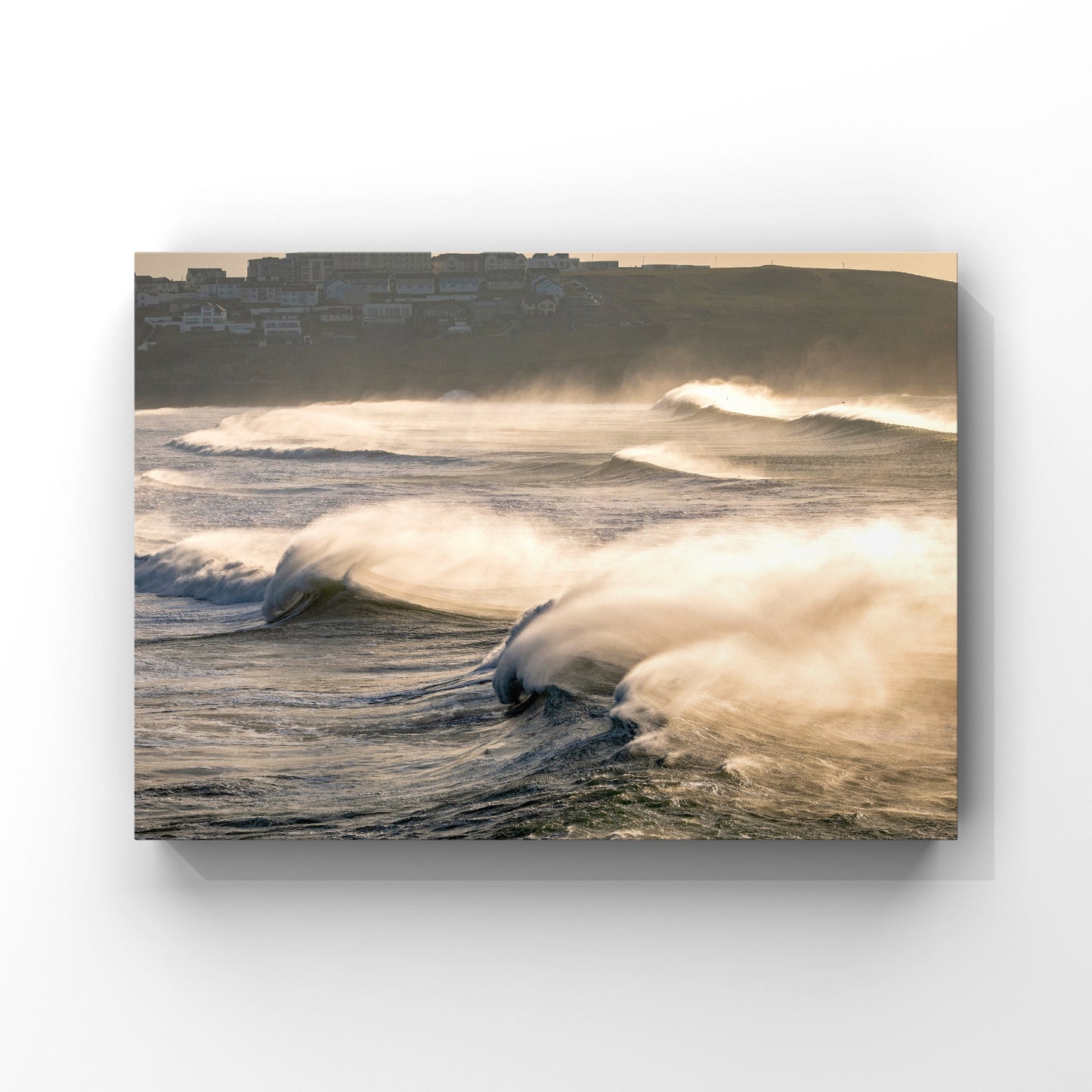 Waves and White Horses Fistral Cornwall