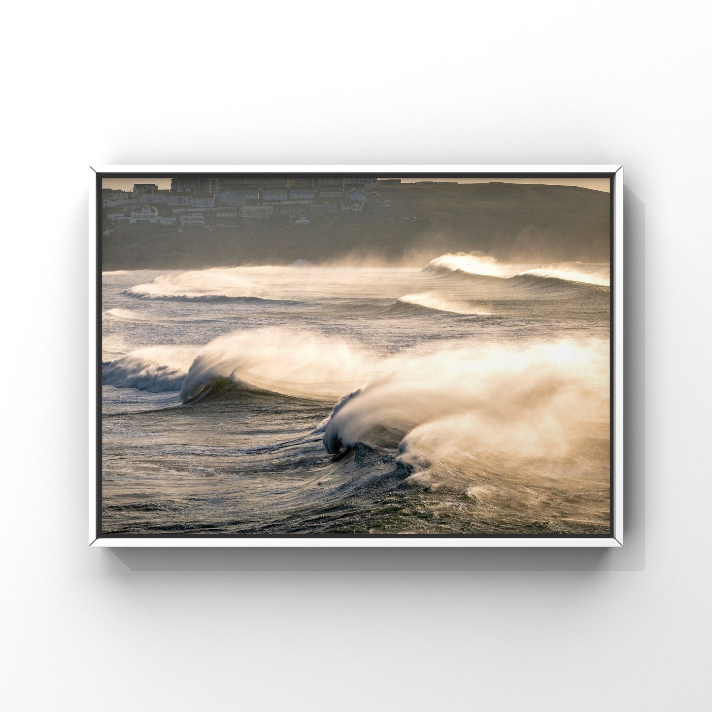 Waves and White Horses Fistral Cornwall