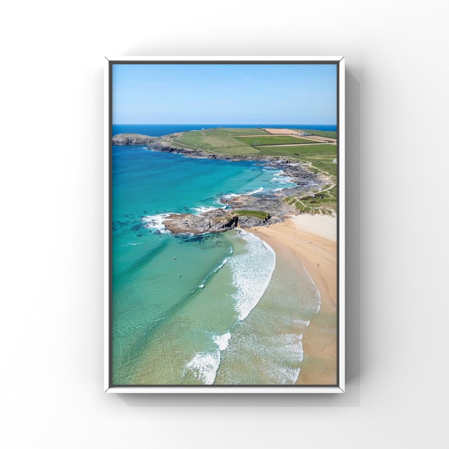 Constantine Bay/ Boobys bay beach Cornwall Print