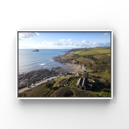 Wembury Plymouth Devon Aerial Photo Print