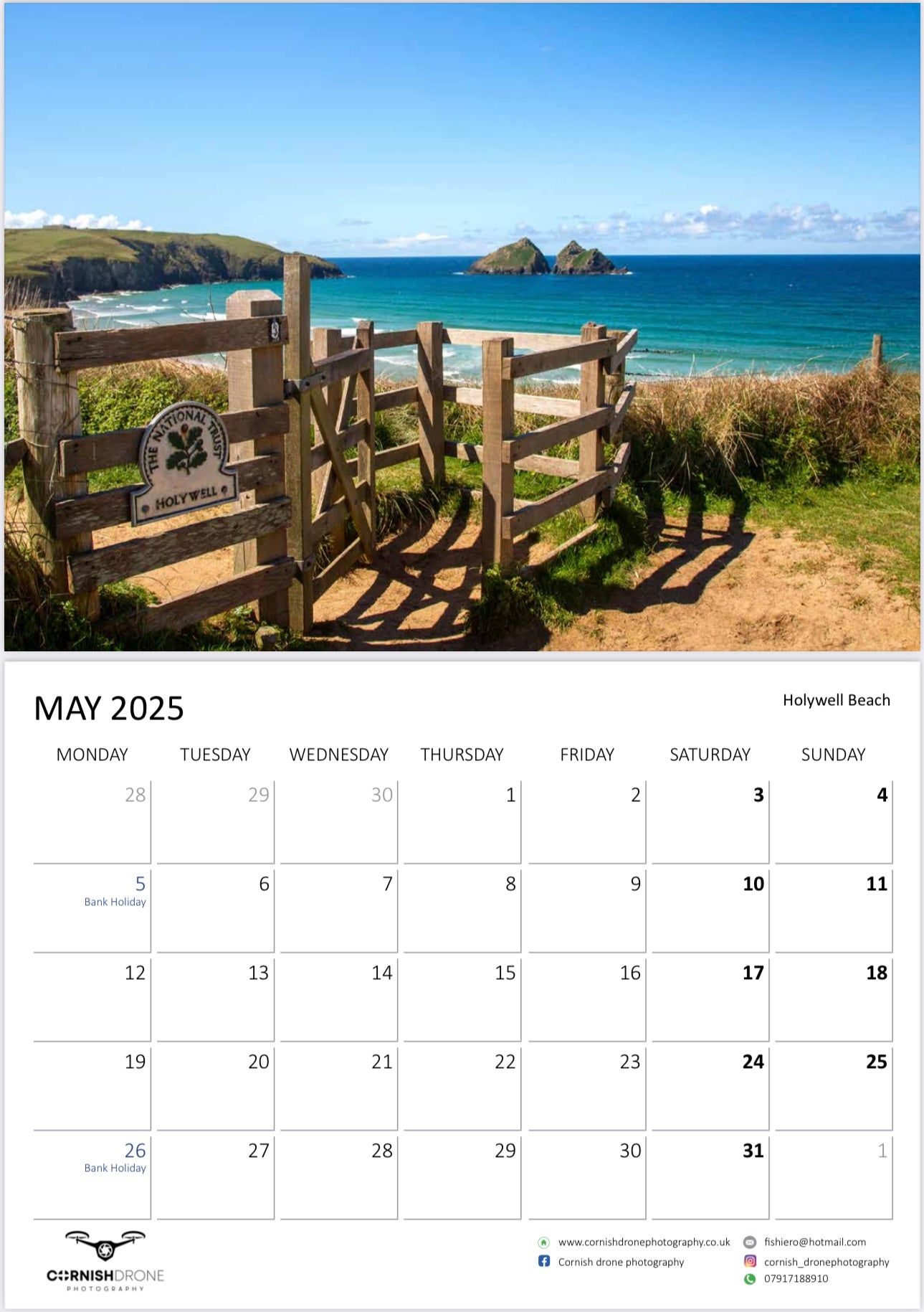 Cornwall 2025 Calendar