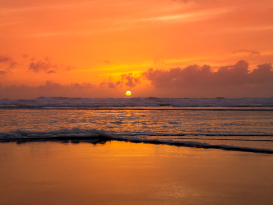 Perranporth Stunning Sunset Photo Print