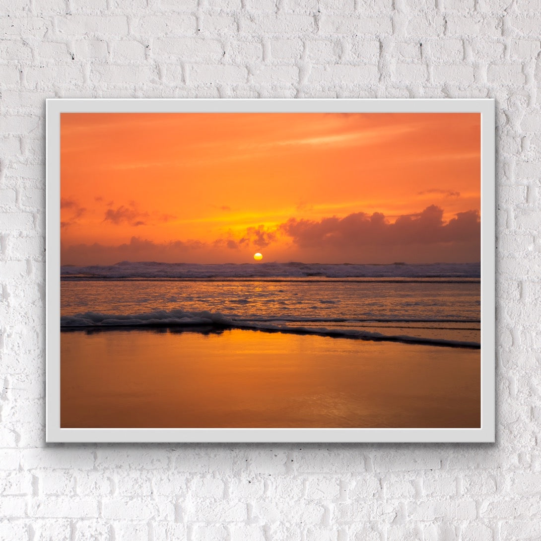 Perranporth Stunning Sunset Photo Print