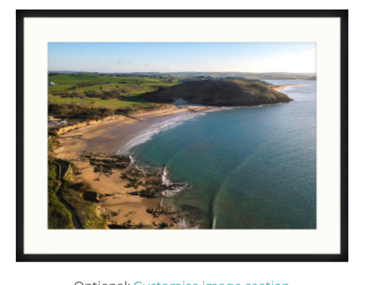 Daymer Bay , Cornwall, Aerial Photo Print