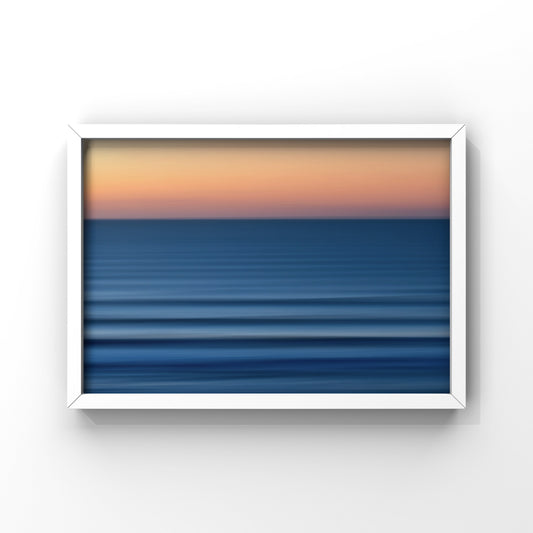 Perranporth Sunset Blur Print