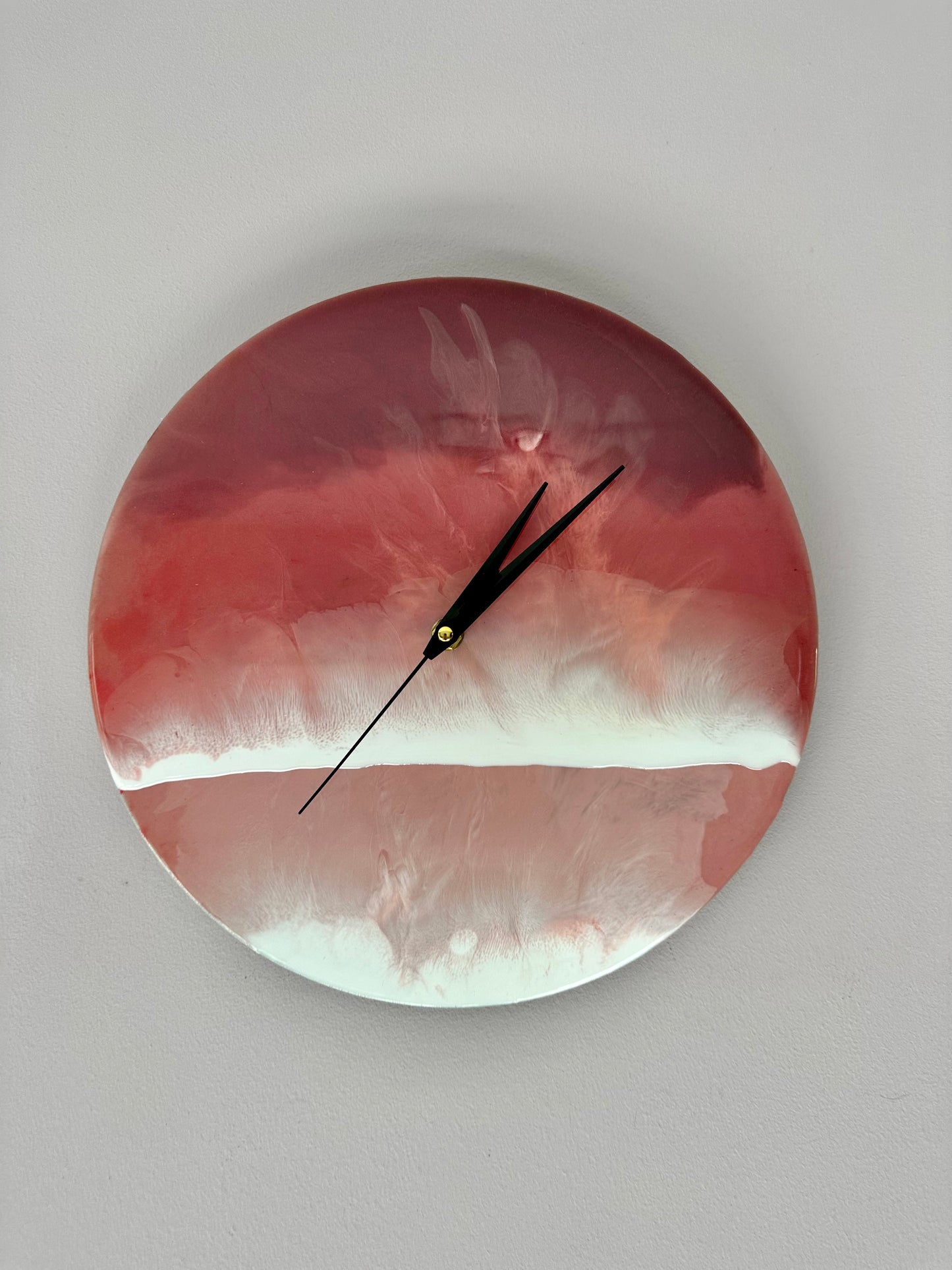 Resin Clock sea / waves