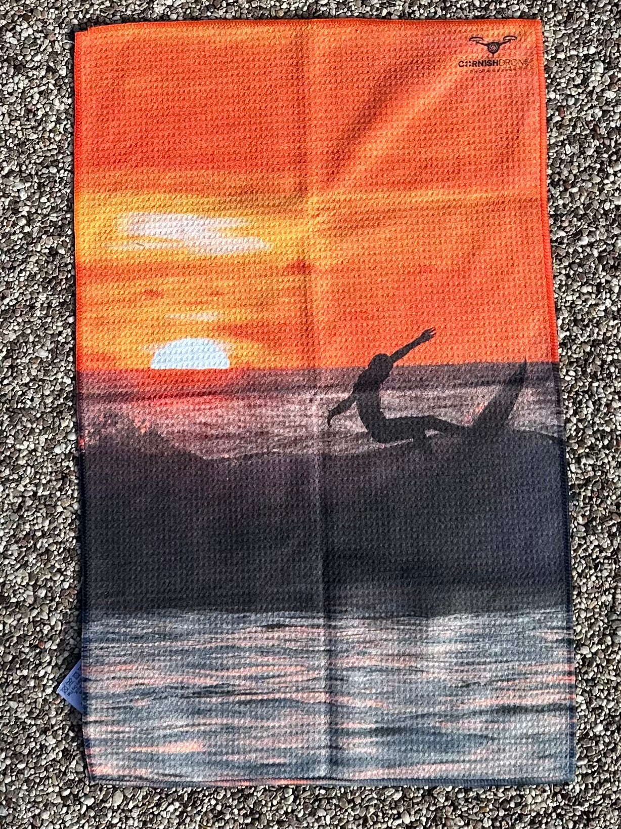 Cornwall Pic Printed Tea Towel