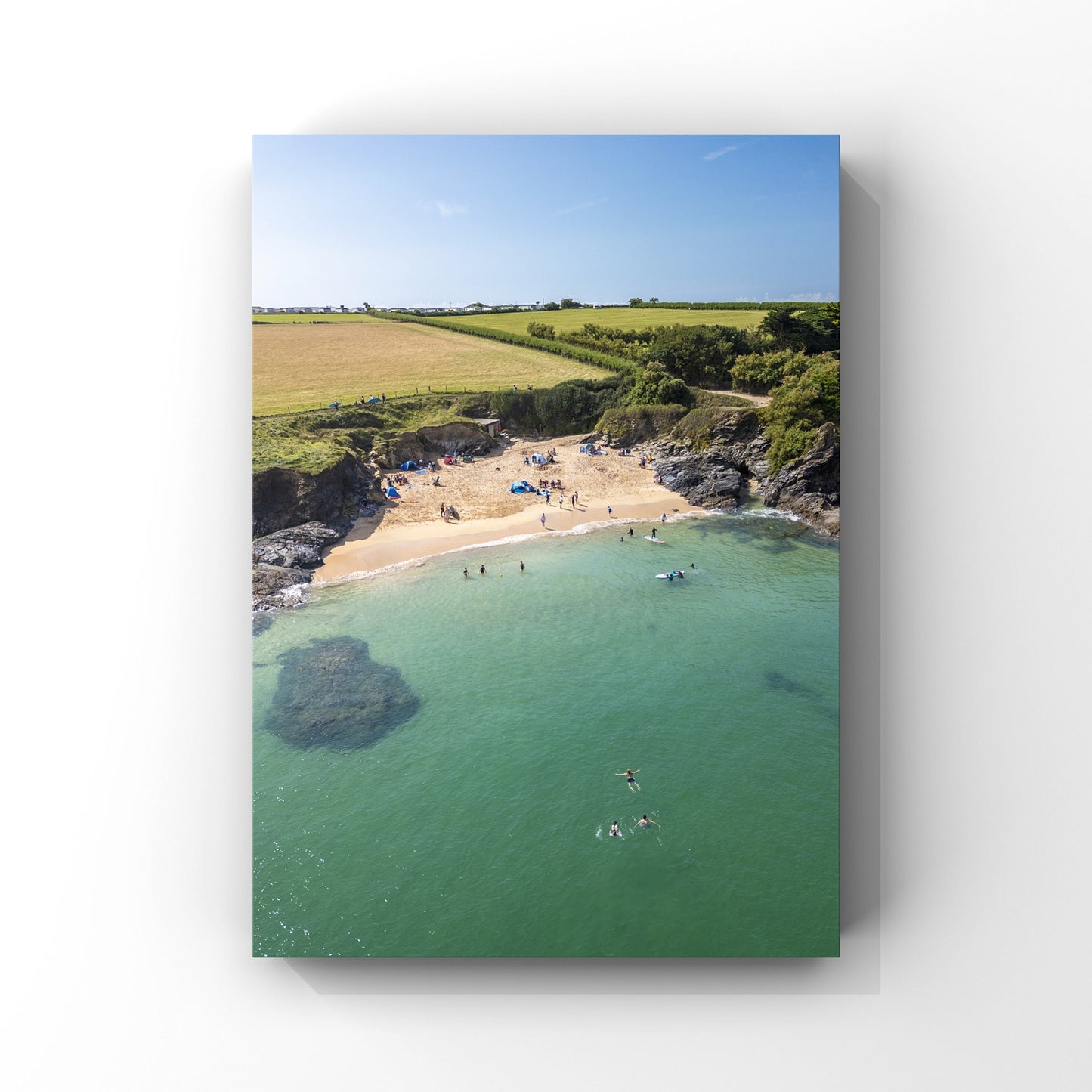 Harlyn Sands Boat Cove Cornwall Print