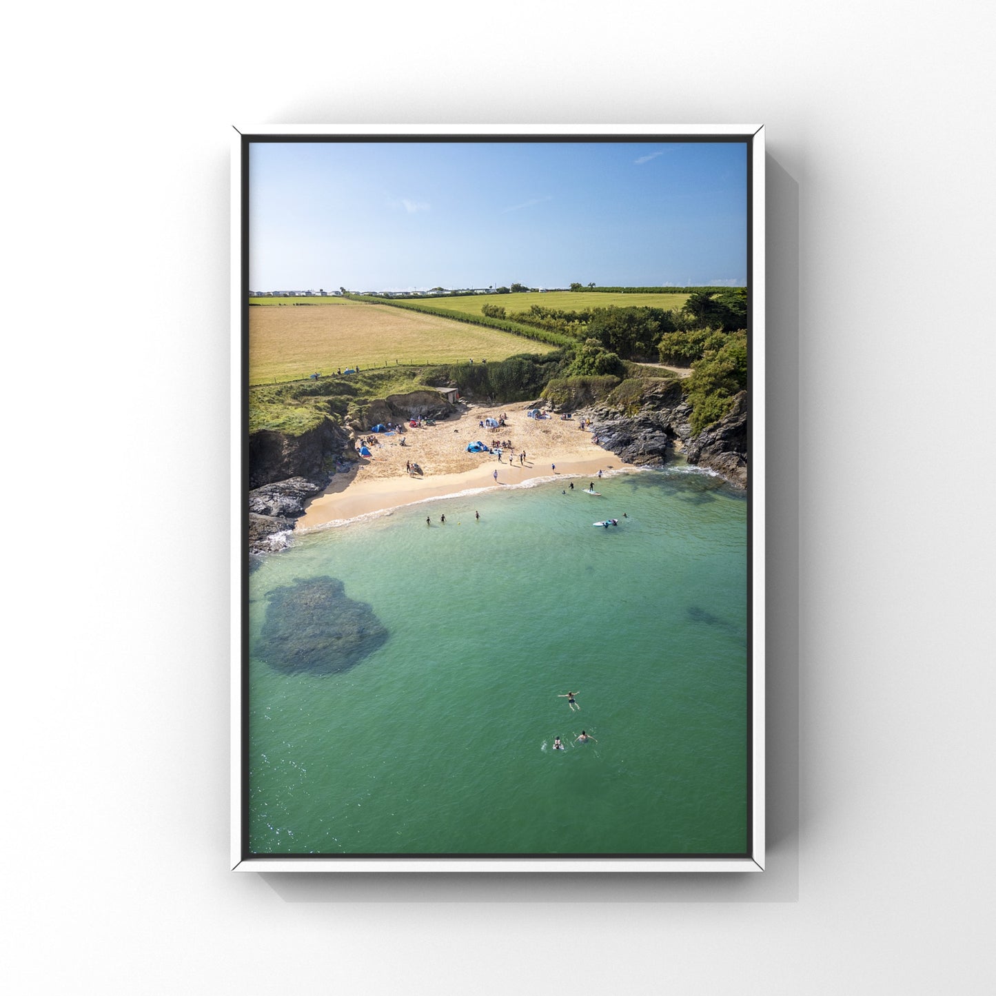 Harlyn Sands Boat Cove Cornwall Print