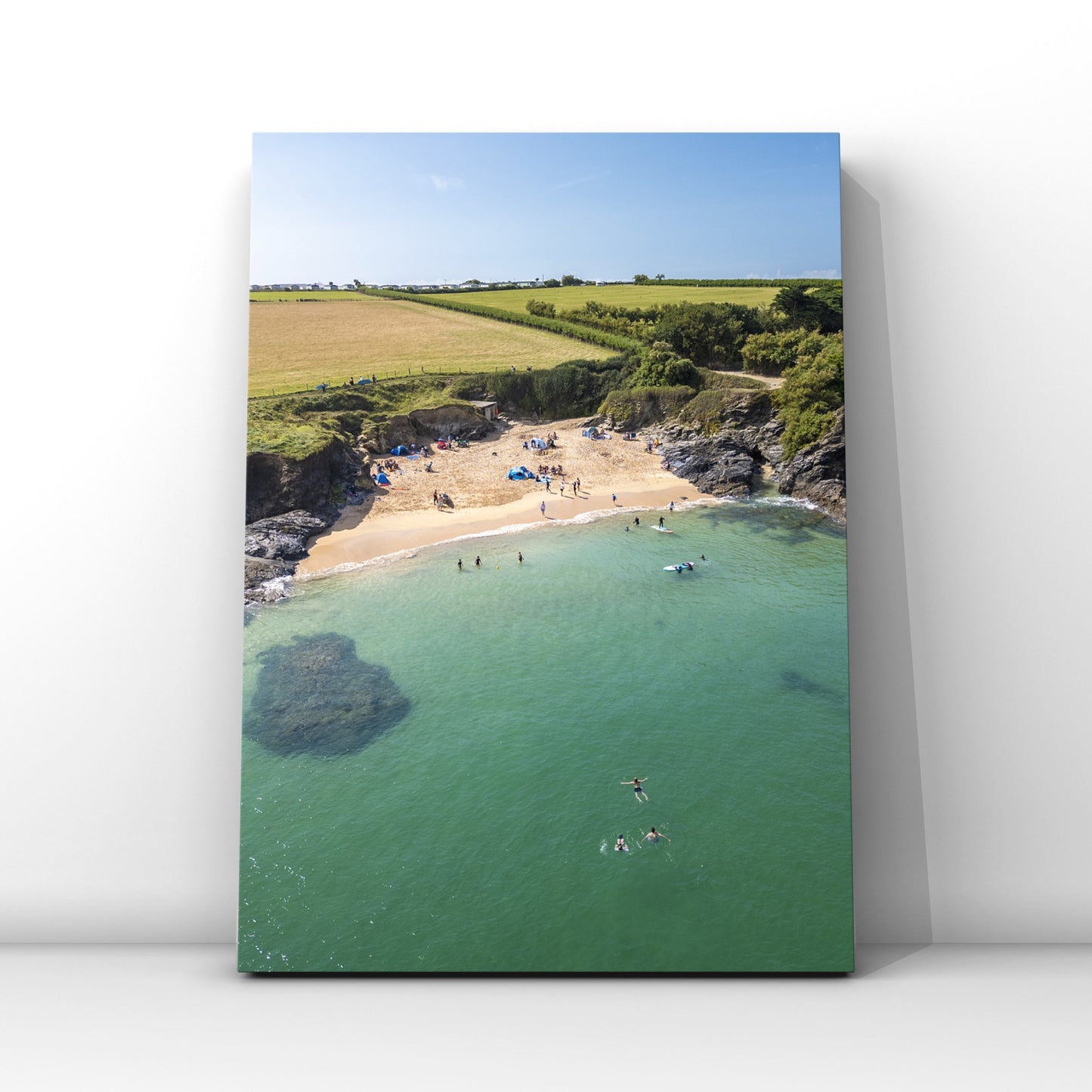 Harlyn Sands Boat Cove Cornwall Print