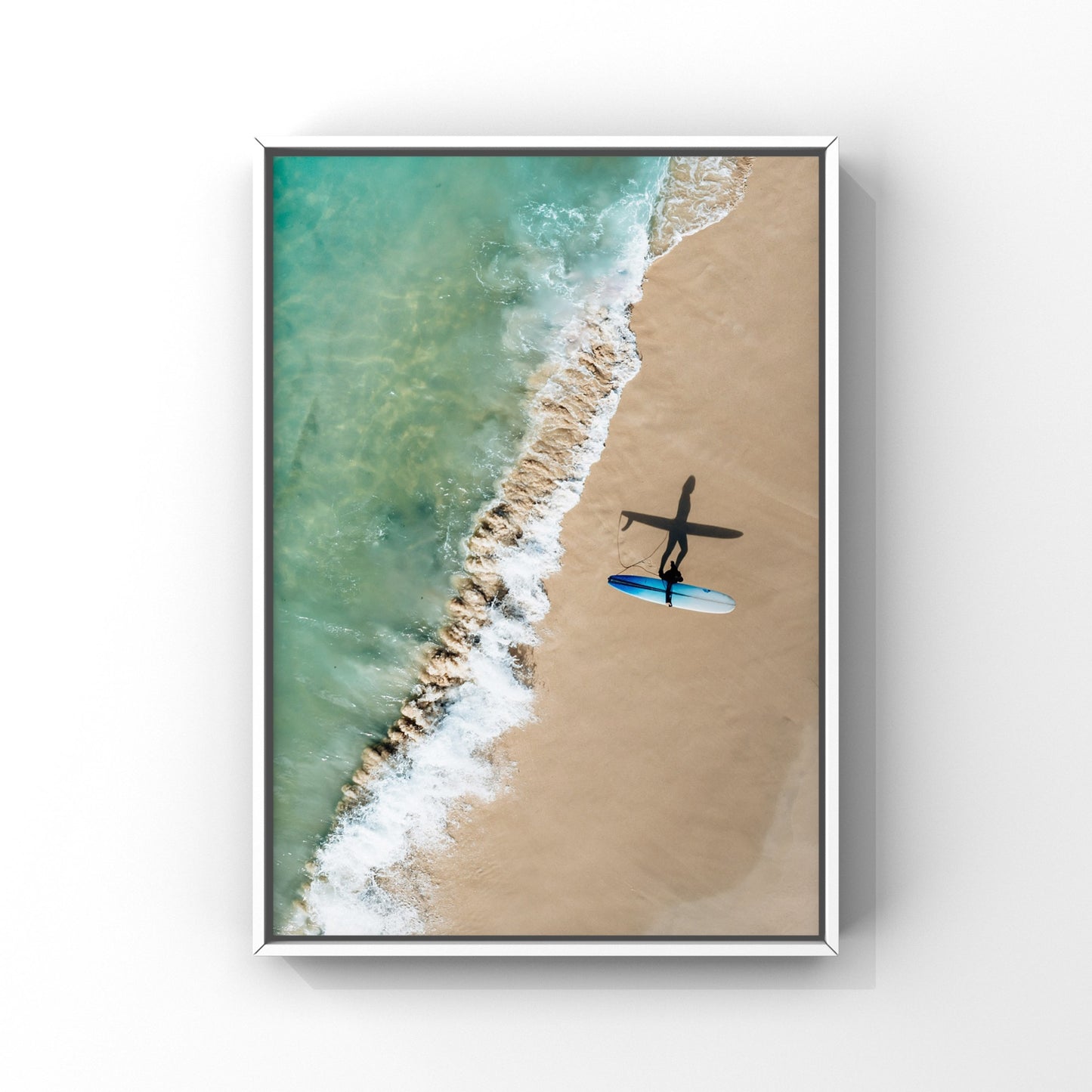 Surfer topdown Print Cornwall