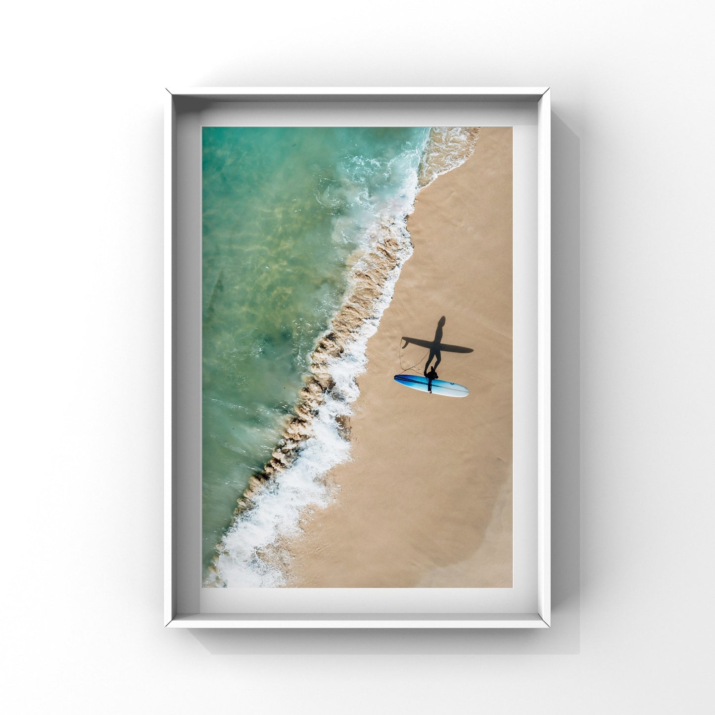 Surfer topdown Print Cornwall