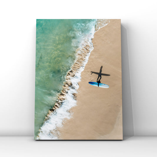 Surfer topdown Print Cornwall
