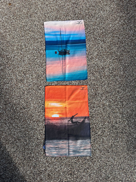 Cornwall Pic Printed Tea Towel