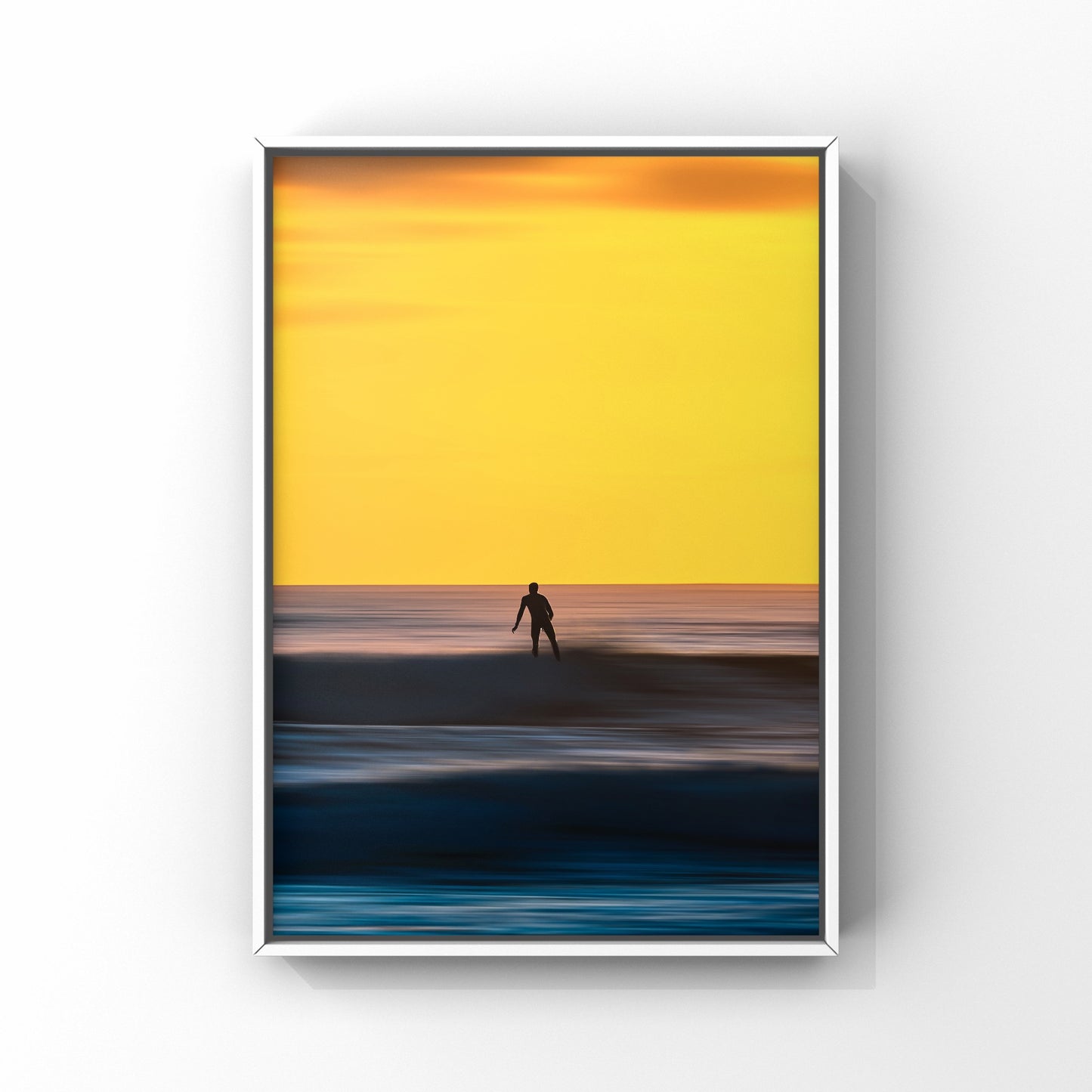 Fistral beach Blur Sunset surfer