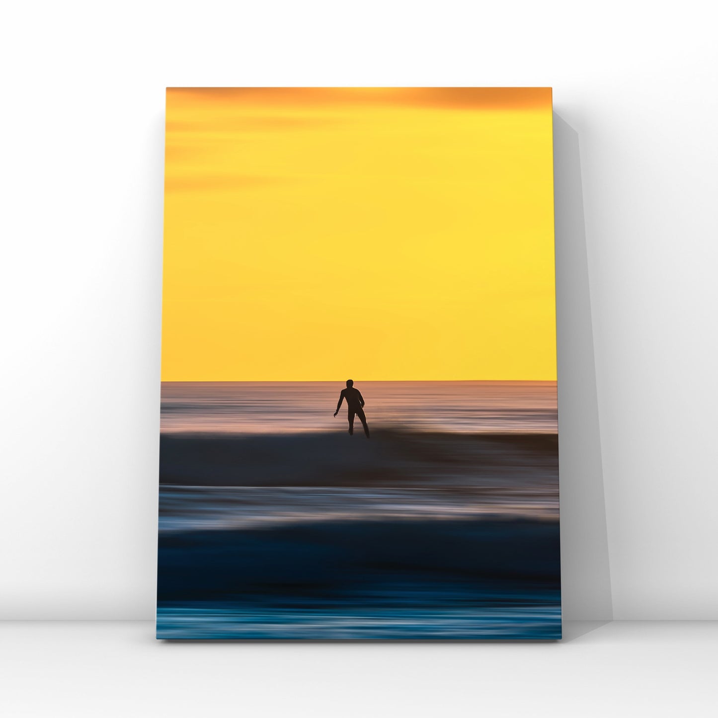 Fistral beach Blur Sunset surfer