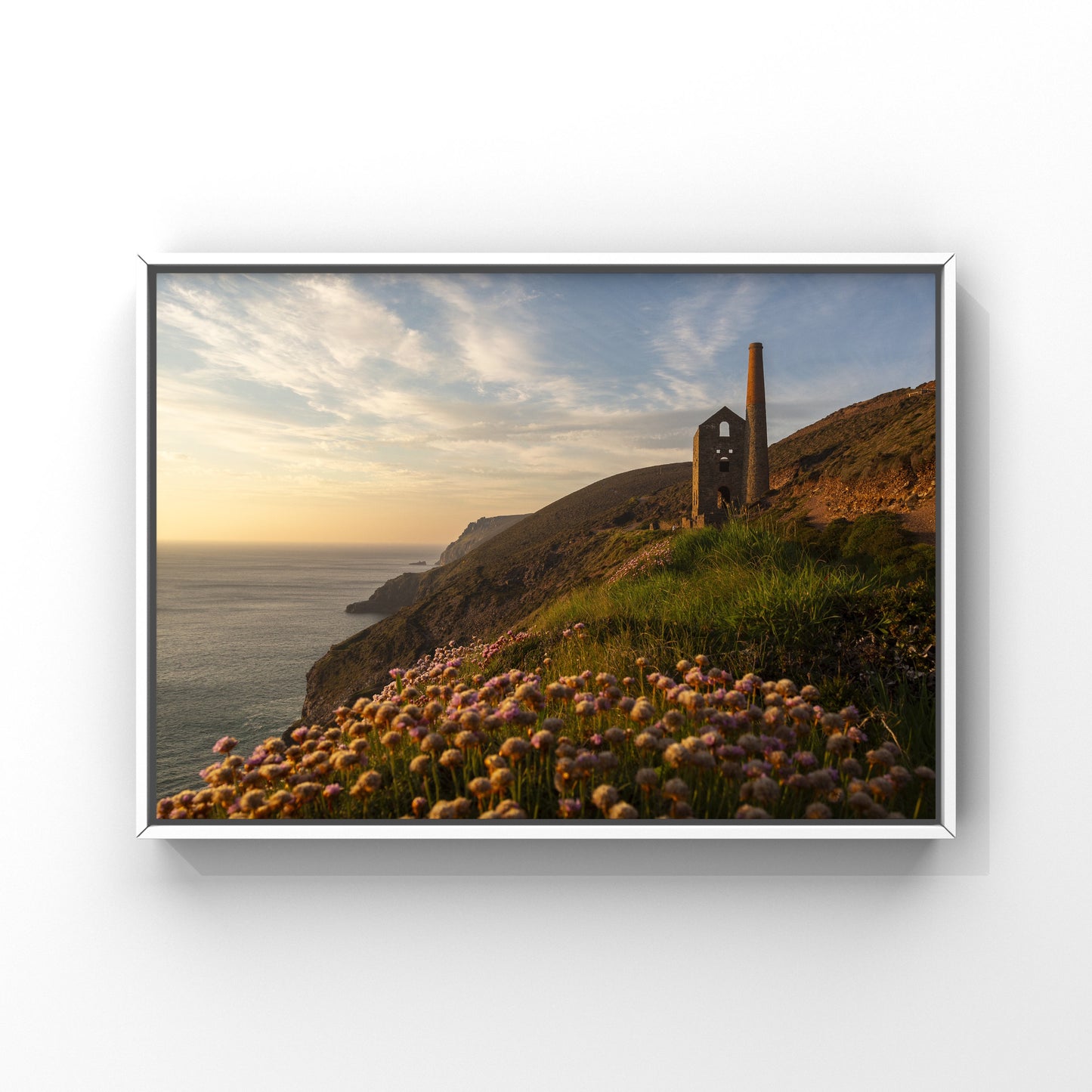 Wheal Coates Cornwall Sunset Photo Print