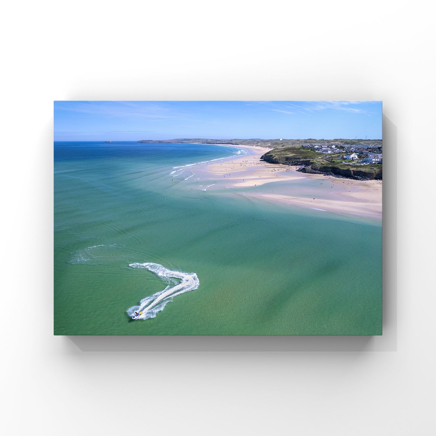 Hayle Estuary Cornwall Aerial Photo Print