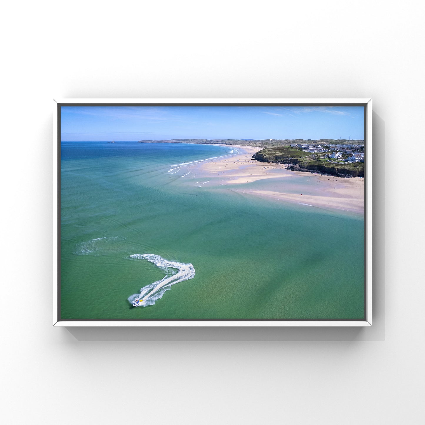 Hayle Estuary Cornwall Aerial Photo Print