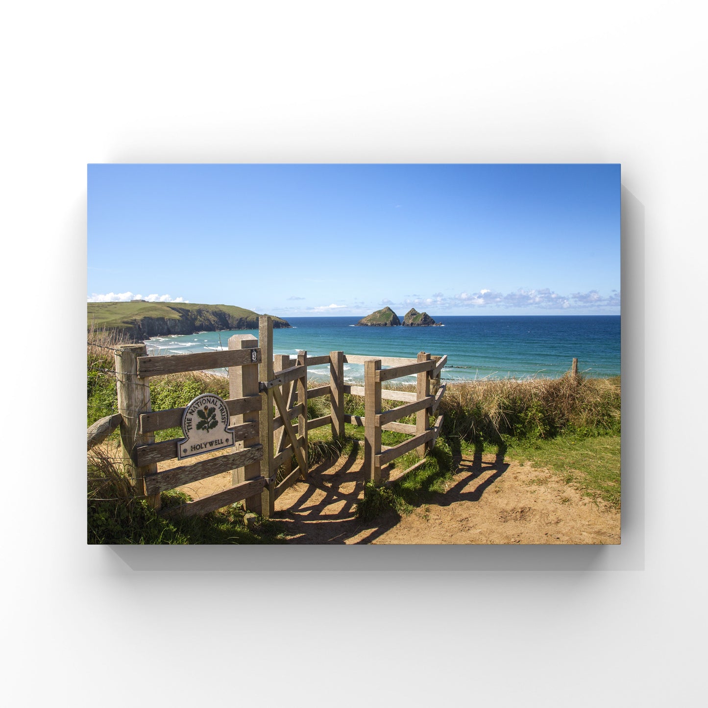 Holywell Beach Cornwall Photo Print