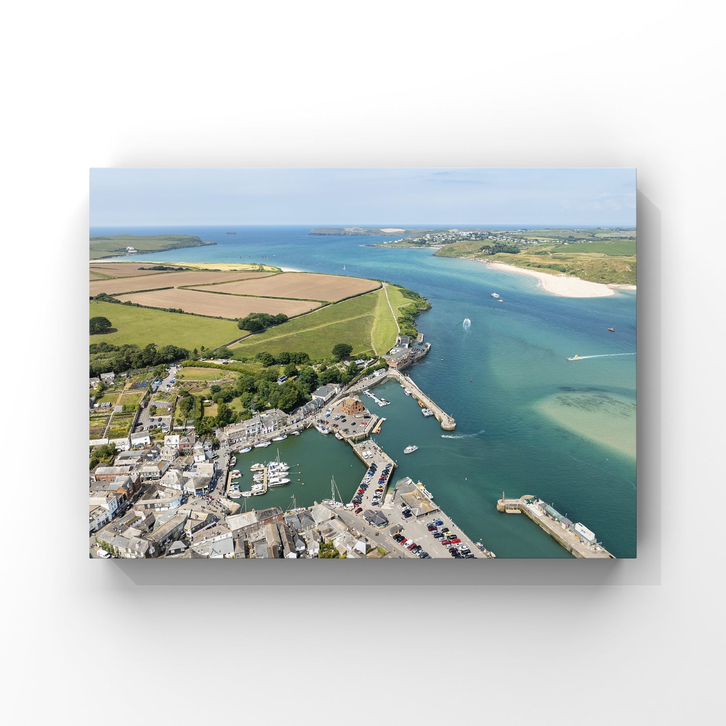 Padstow / Camel Estuary Aerial View Photo Print