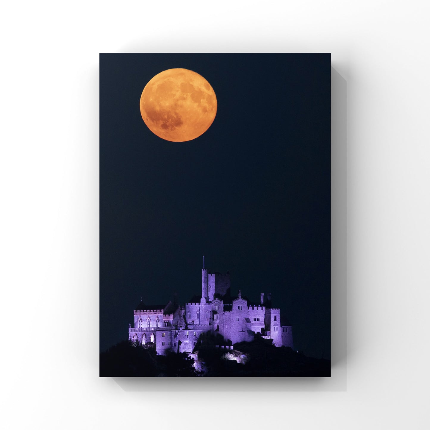 St Michaels Mount Full Moon Print