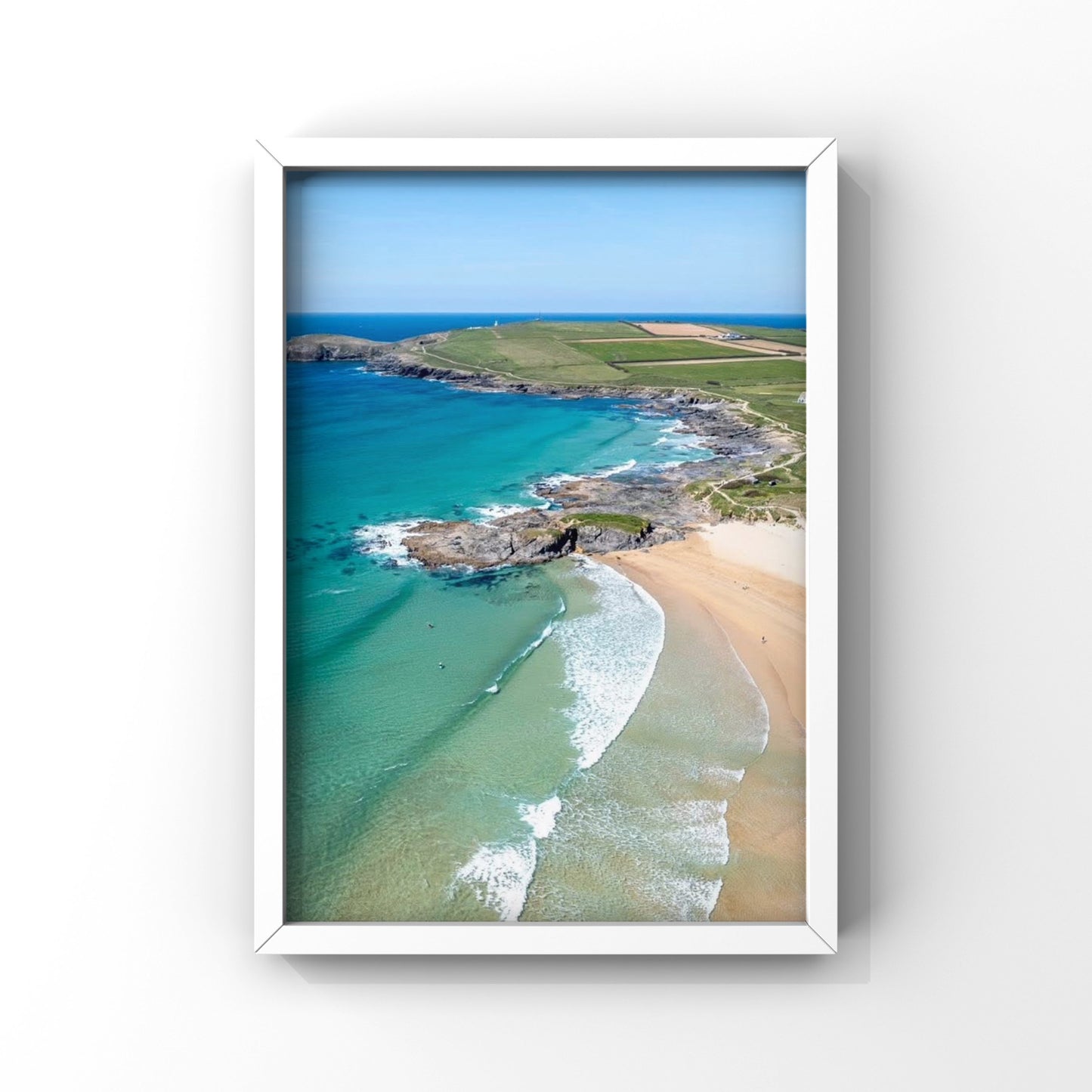 Constantine Bay/ Boobys bay beach Cornwall Print