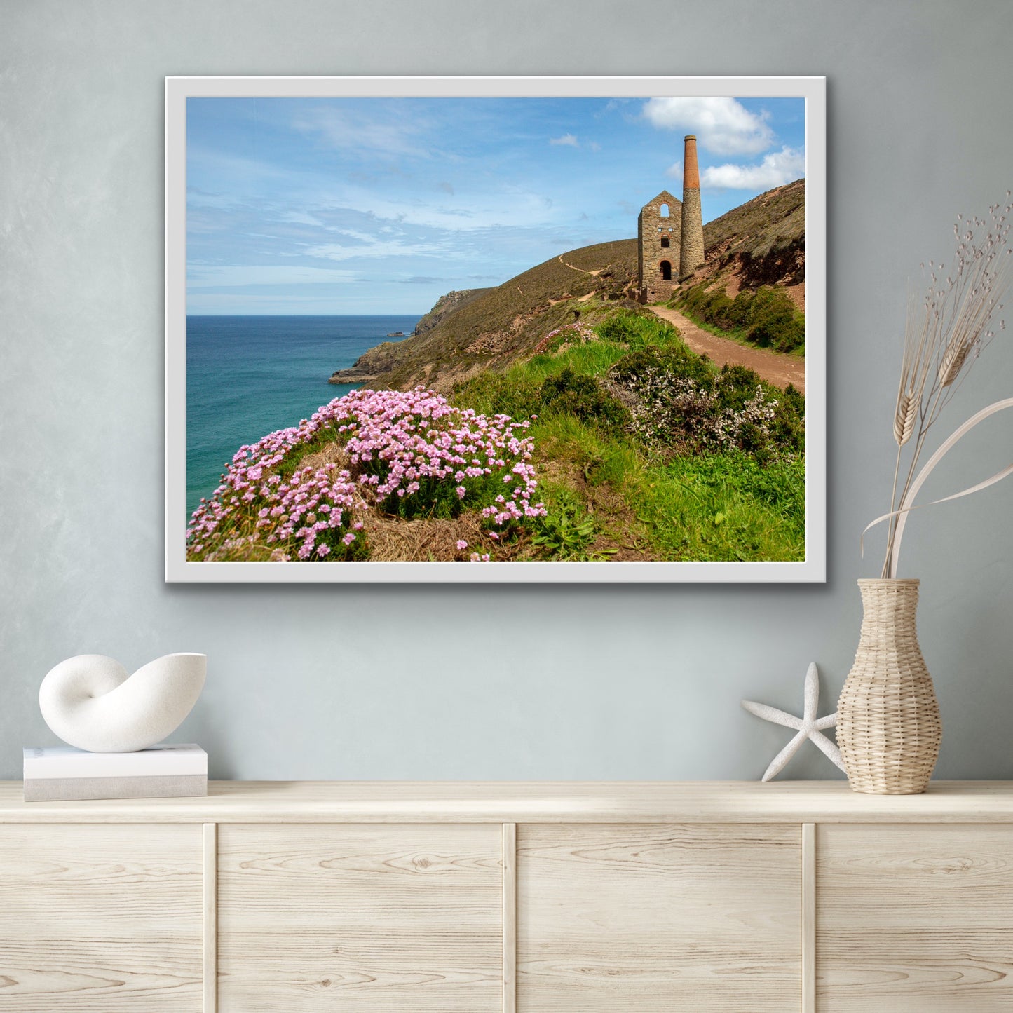 Wheal Coates Cornish Tin Mine Print