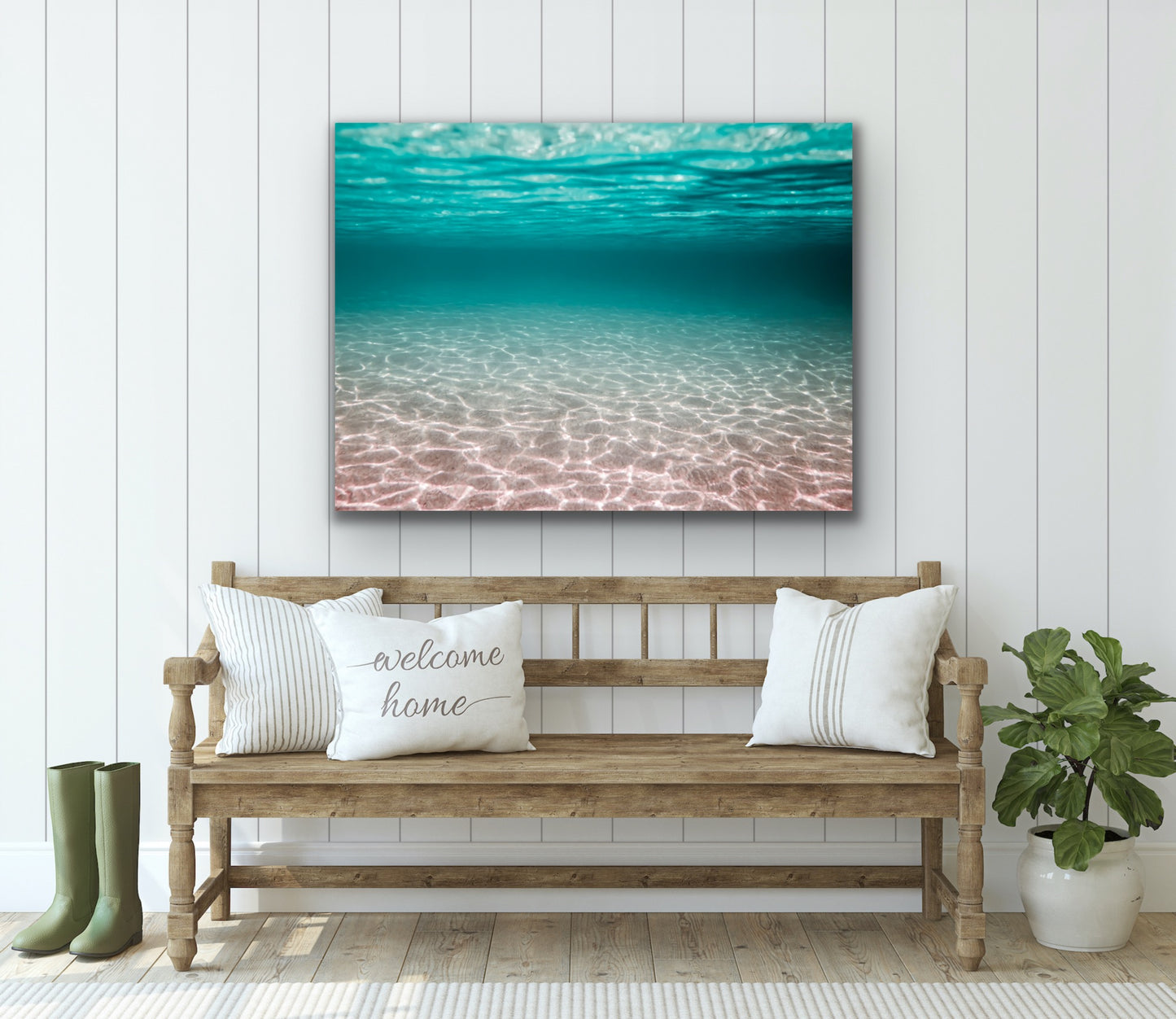 Cornwall underwater Beach/Sea Photo Print