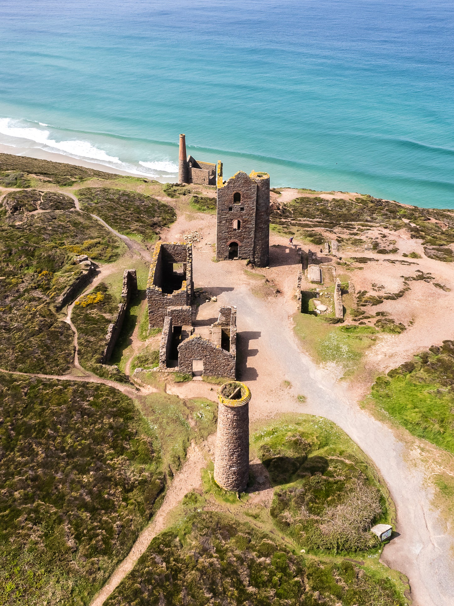 Wheal Coates Cornish Tin Mine Print