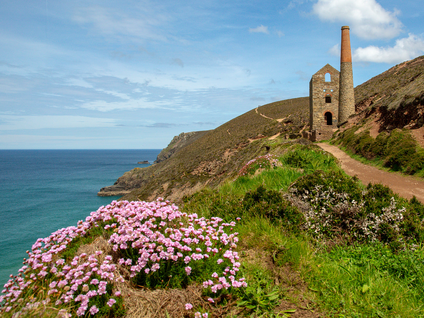 Wheal Coates Cornish Tin Mine Print