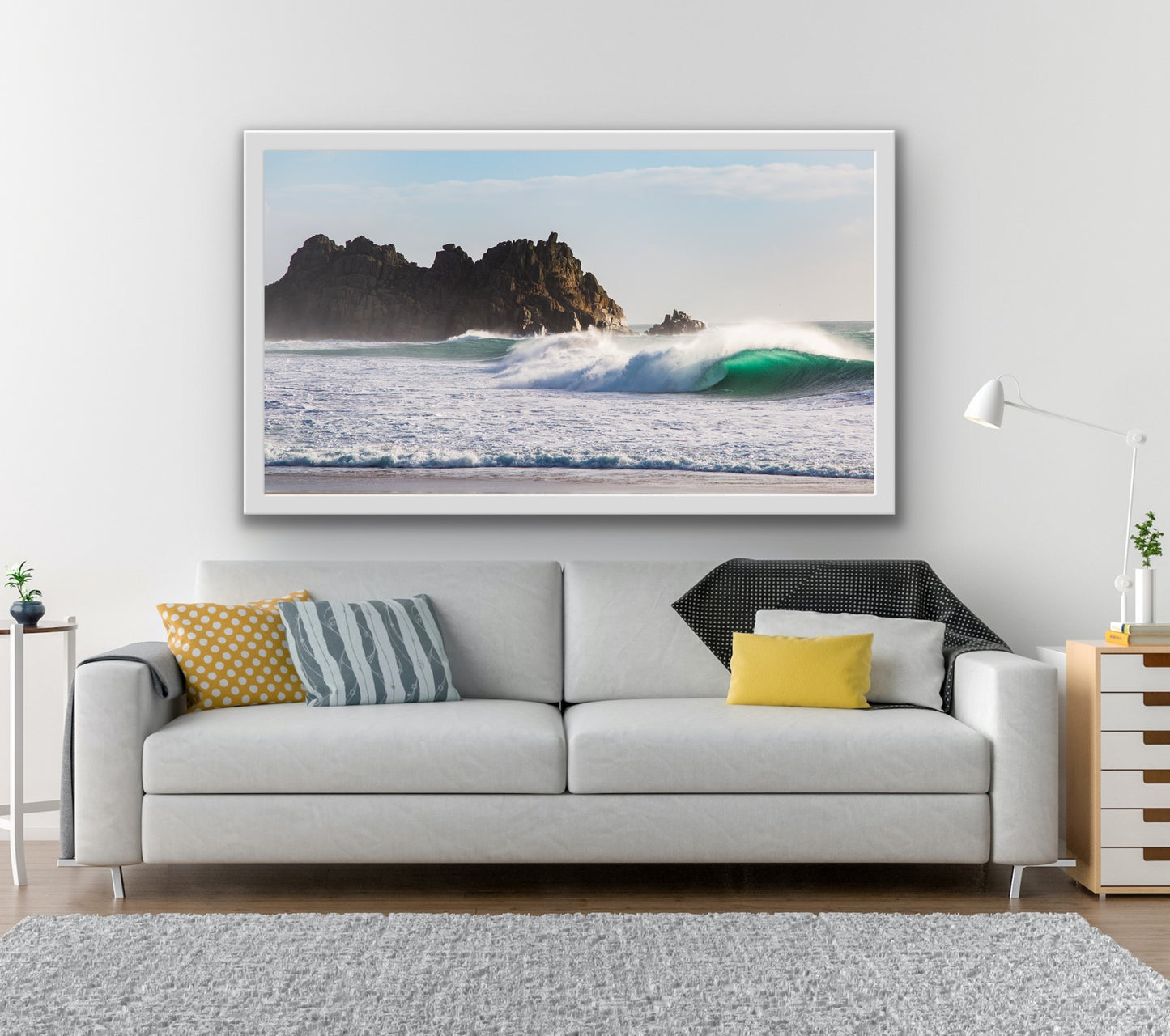 Porthcurno Panoramic Wave