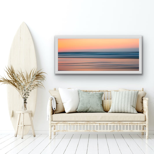 Perranporth Sunset Abstract Blur Print Photo