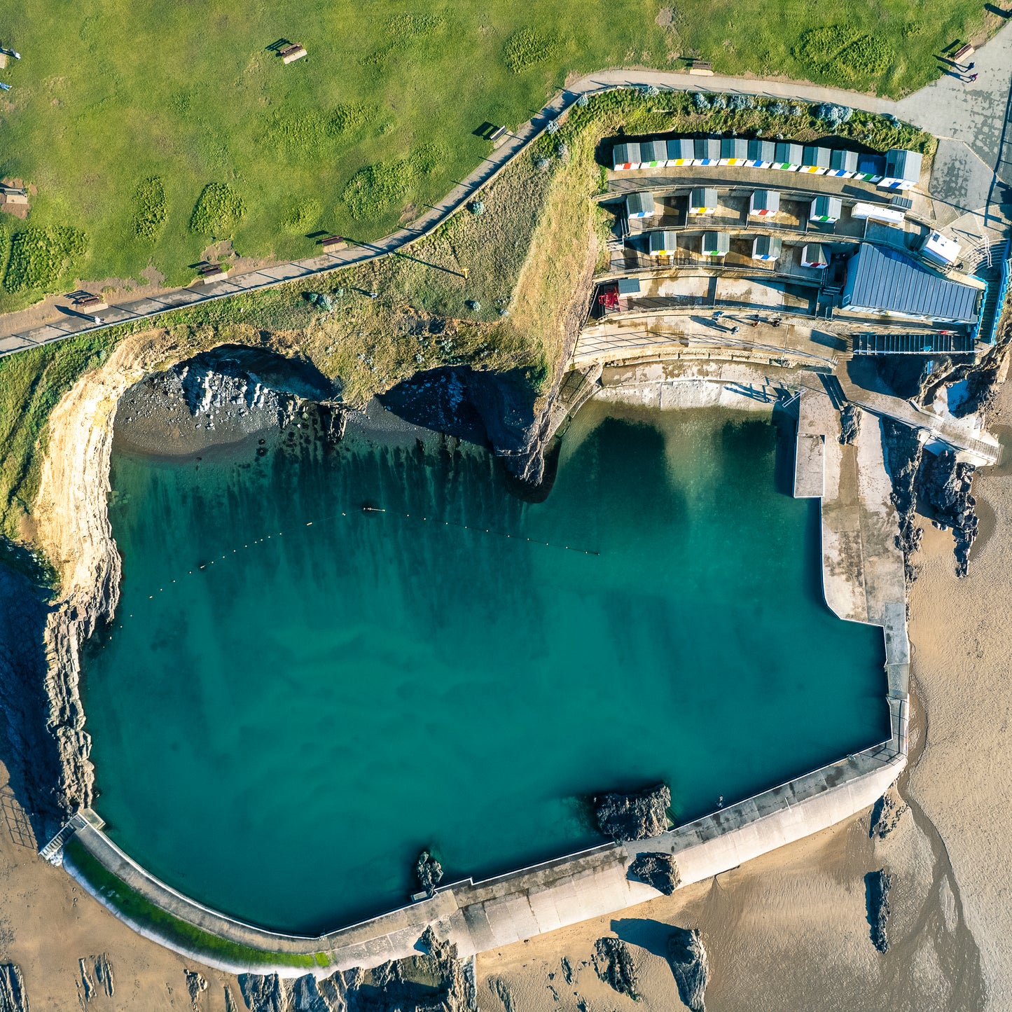 Bude Sea Pool Cornwall Print