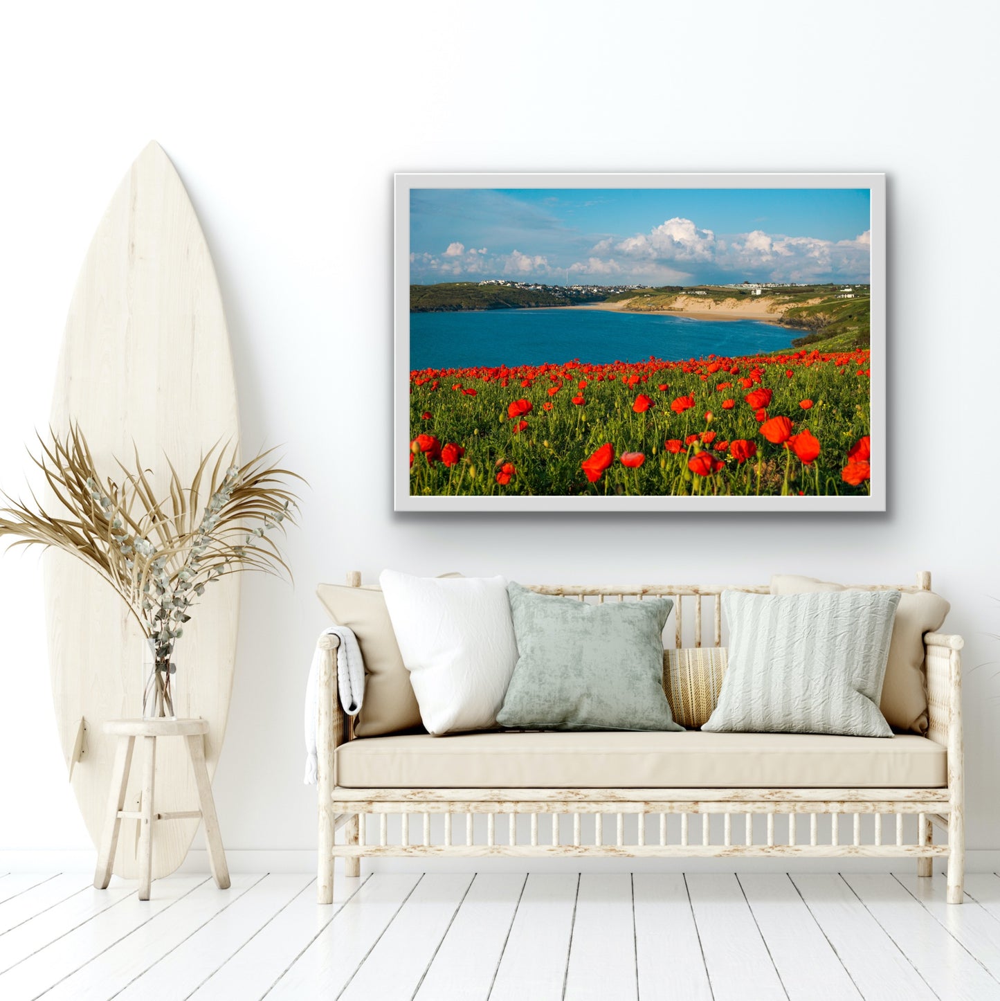 Pentire Poppies and Crantock Print