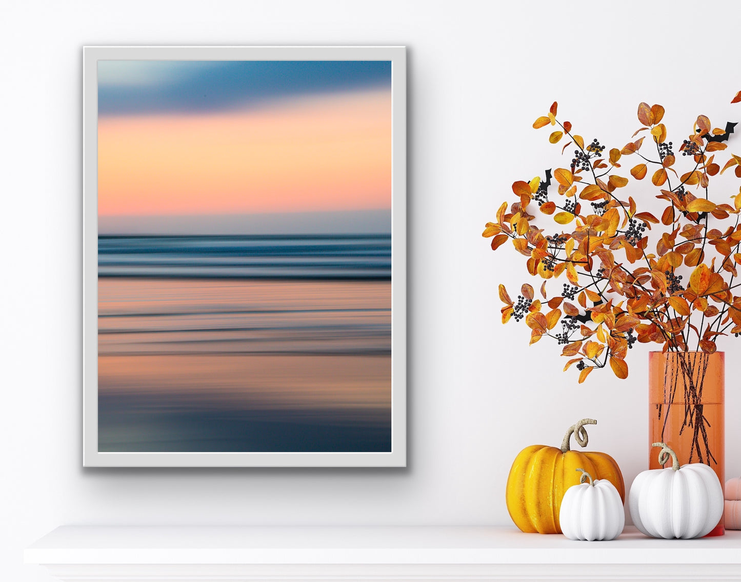 Perranporth Sunset Abstract Blur Print Photo