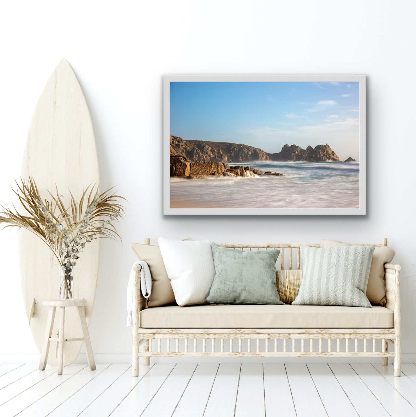 Porthcurno Beach Cornwall Print