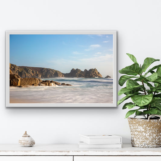 Porthcurno Beach Cornwall Print